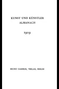 Kunst und KÃ¼nstler Almanach 1909