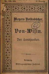 Der Landjunker: Lustspiel in fÃ¼nf AufzÃ¼gen