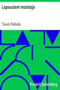 Lapsuuteni muistoja