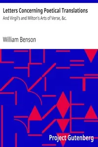 Letters Concerning Poetical Translations