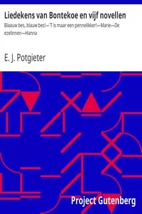Liedekens van Bontekoe en vijf novellen