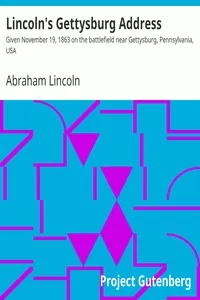 Lincoln's Gettysburg Address