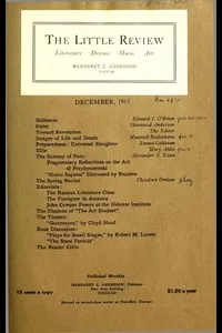 The Little Review, December 1915 (Vol. 2, No. 9)