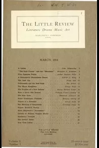 The Little Review, March 1914 (Vol. 1, No. 1)