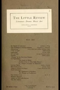 The Little Review, May 1914 (Vol. 1., No. 3)