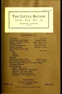 The Little Review, November 1915 (Vol. 2, No. 8)