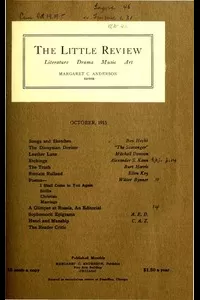 The Little Review, October 1915 (Vol. 2, No. 7)