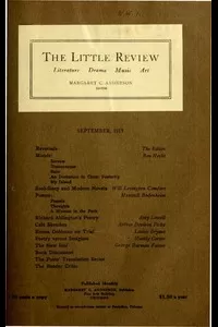 The Little Review, September 1915 (Vol. 2, No. 6)