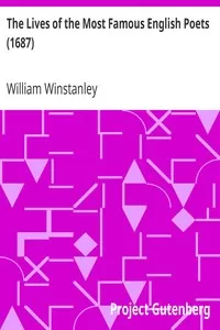 The Lives of the Most Famous English Poets (1687)