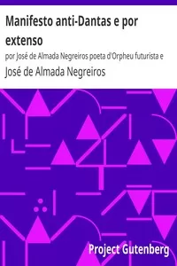 Manifesto anti-Dantas e por extenso
