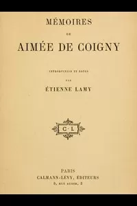 MÃ©moires de AimÃ©e de Coigny