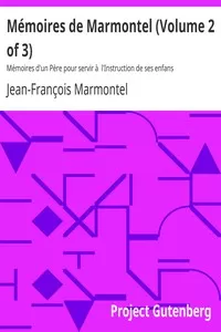 MÃ©moires de Marmontel (Volume 2 of 3)