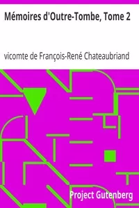 MÃ©moires d'Outre-Tombe, Tome 2