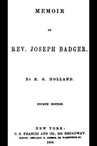 Memoir of Rev. Joseph Badger
