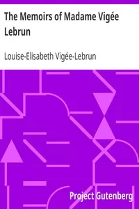 The Memoirs of Madame VigÃ©e Lebrun