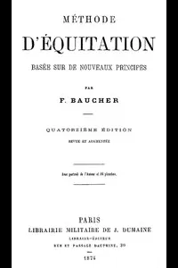 MÃ©thode d'Ã©quitation basÃ©e sur de nouveaux principes