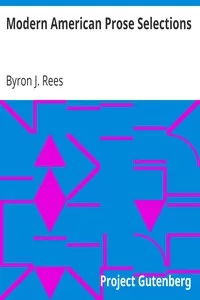 Modern American Prose Selections