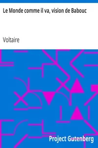 Le Monde comme il va, vision de Babouc