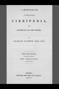 A Monograph on the Sub-class Cirripedia (Volume 2 of 2)