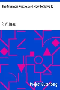 The Mormon Puzzle, and How to Solve It