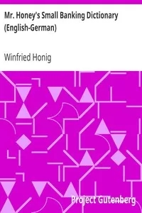 Mr. Honey's Small Banking Dictionary (English-German)