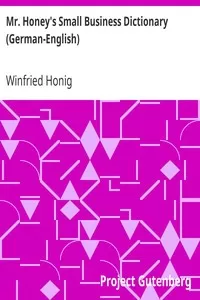 Mr. Honey's Small Business Dictionary (German-English)