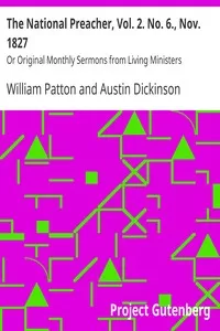 The National Preacher, Vol. 2. No. 6., Nov. 1827