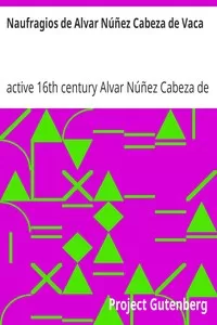 Naufragios de Alvar Núñez Cabeza de Vaca