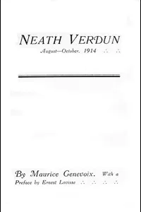 'Neath Verdun, August-October, 1914