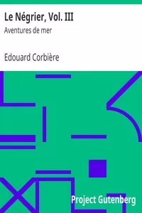 Le NÃ©grier, Vol. III