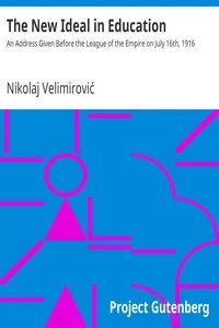 The New Ideal in Education