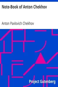 Note-Book of Anton Chekhov