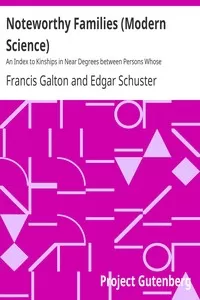 Noteworthy Families (Modern Science)