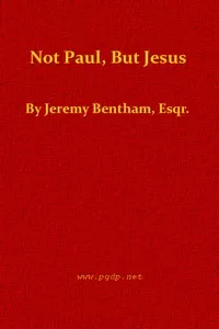 Not Paul, But Jesus