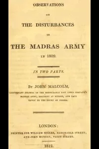 Observations on the Disturbances in the Madras Army in 1809