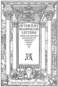 Of the Just Shaping of Letters