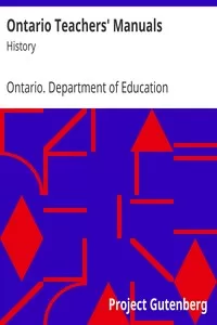 Ontario Teachers' Manuals: History