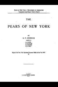 The Pears of New York