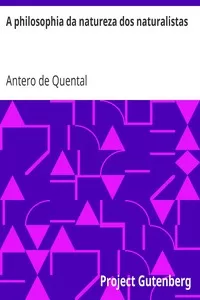 A philosophia da natureza dos naturalistas