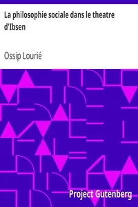 La philosophie sociale dans le theatre d'Ibsen