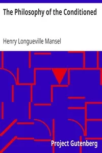 The Philosophy of the Conditioned