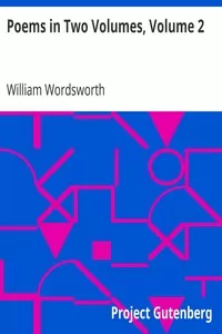 Poems in Two Volumes, Volume 2
