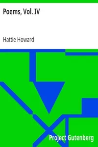 Poems, Vol. IV