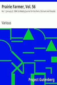 Prairie Farmer, Vol. 56: No. 1, January 5, 1884.