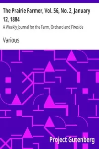 The Prairie Farmer, Vol. 56, No. 2, January 12, 1884