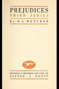 Prejudices, Third Series