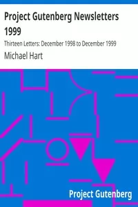 Project Gutenberg Newsletters 1999