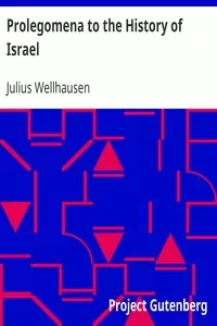 Prolegomena to the History of Israel