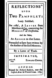 Reflections upon Two Pamphlets Lately Published