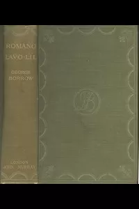 Romano Lavo-Lil: Word Book of the Romany; Or, English Gypsy Language